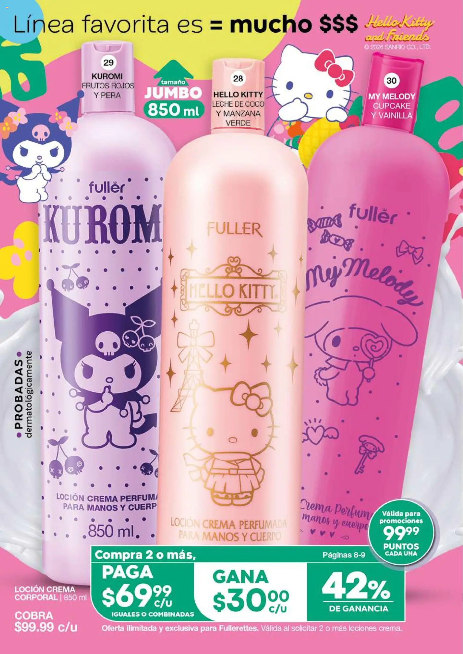 Nuevas ofertas de Fuller válidas en toda la República Mexicana desde el 27.05.2026. ¡Encuentra las mejores ofertas en Fuller Gana Más 4 2026! | Página: 18 | Productos: Pera, Manzana, Leche, Loción