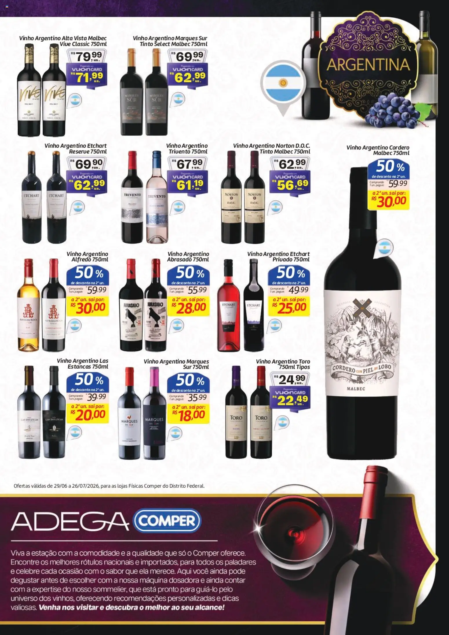 Comper Folheto - válido de 29/06/2026 | Página: 5 | Produtos: Vinho