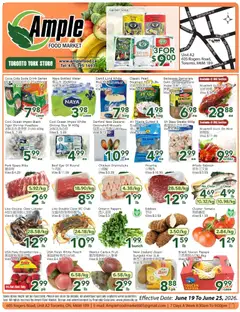 Preview of Ample Food Market  weekly flyer Toronto York from shop Ample Food Market valid from 19.06.2026