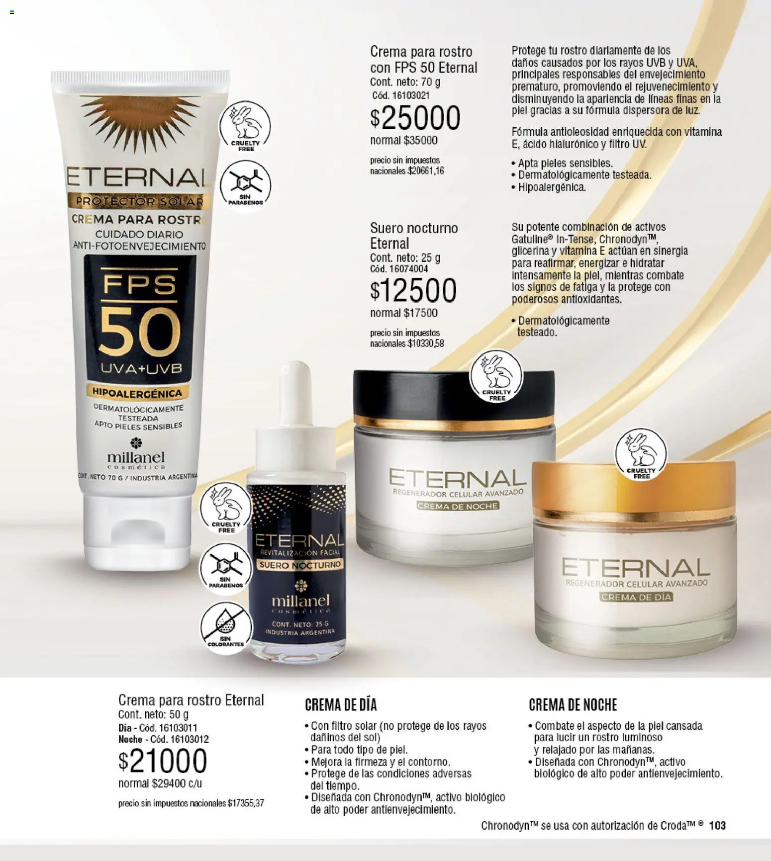 Millanel - Catálogo │ válido desde el 20/07/2026 | Página: 127 | Productos: Celular, Protector solar, Crema