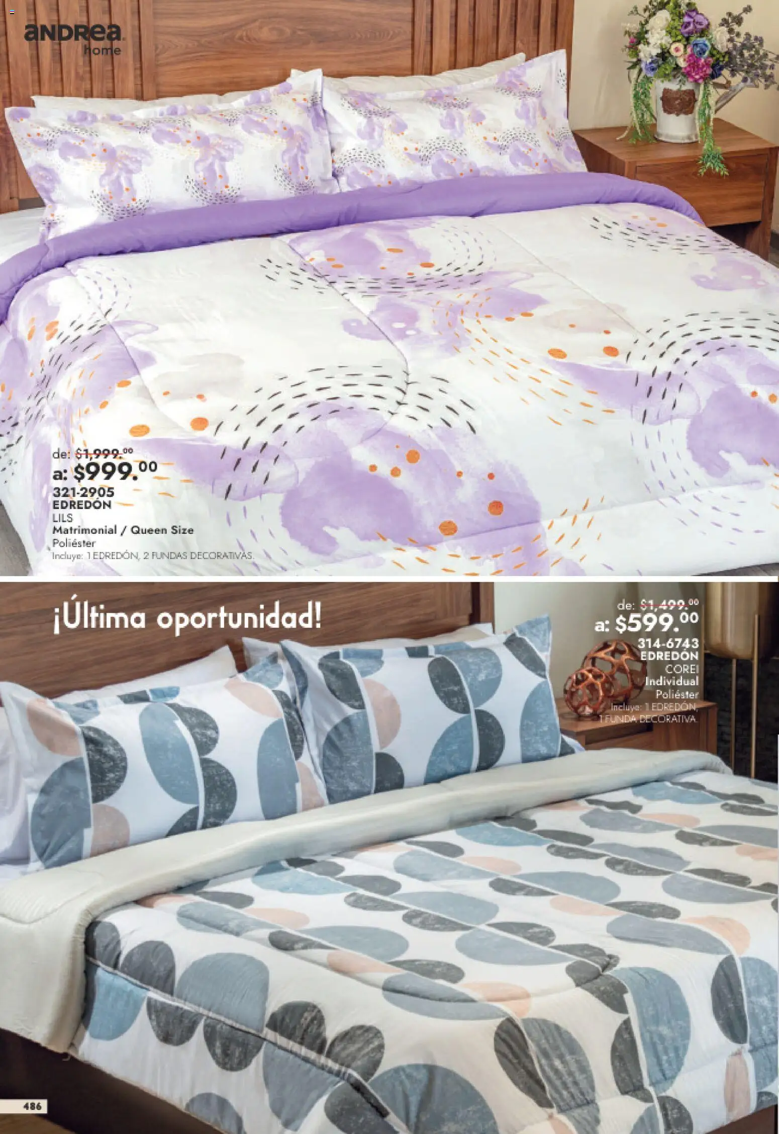 Nuevas ofertas de Andrea válidas en toda la República Mexicana desde el 26/07/2026. ¡Encuentra las mejores ofertas en Andrea catálogo Outlet! | Página: 486
