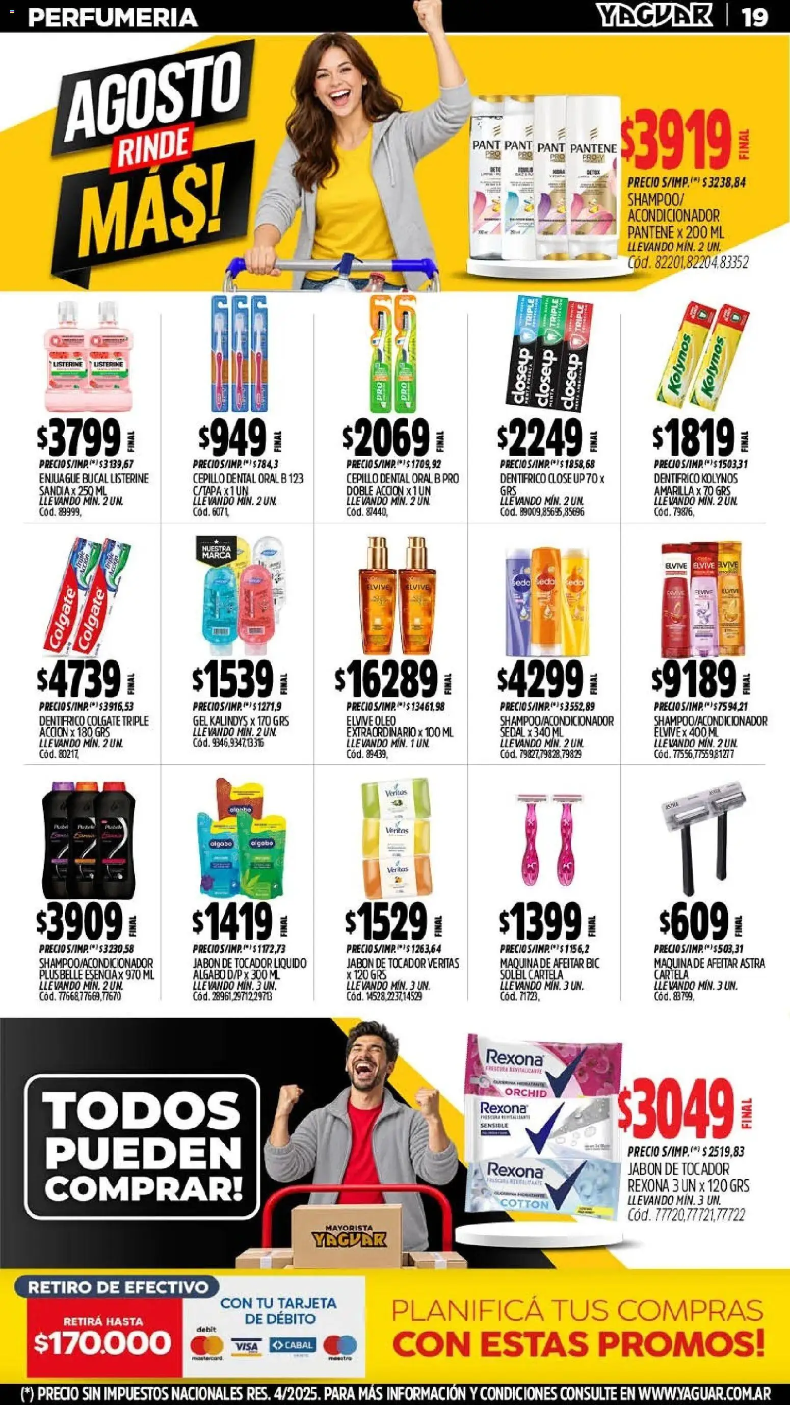 Yaguar - Oferta Semanal Parque Chacabuco │ válido desde el 17/07/2026 | Página: 20 | Productos: Maquina de afeitar, Sandía, Cepillo, Jabón