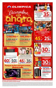 Olímpica catálogo diciembre es ahorra -  Vista previa de la revista de la tienda Olímpica valido desde el 15/09/2026