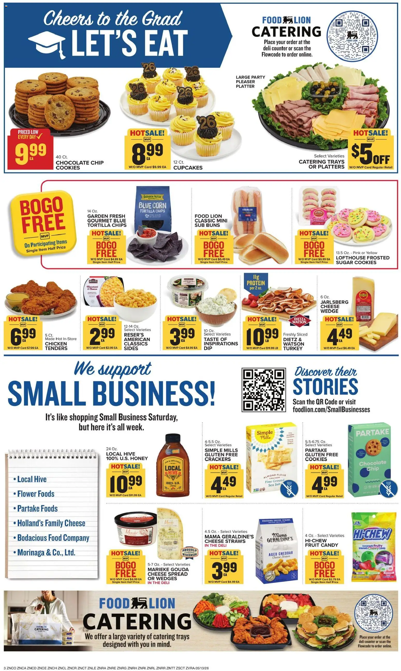 Food Lion Weekly Ad - valid from 13.05.2026 | Page: 6 | Products: Corn, Chocolate, Salt, Chocolate Chip