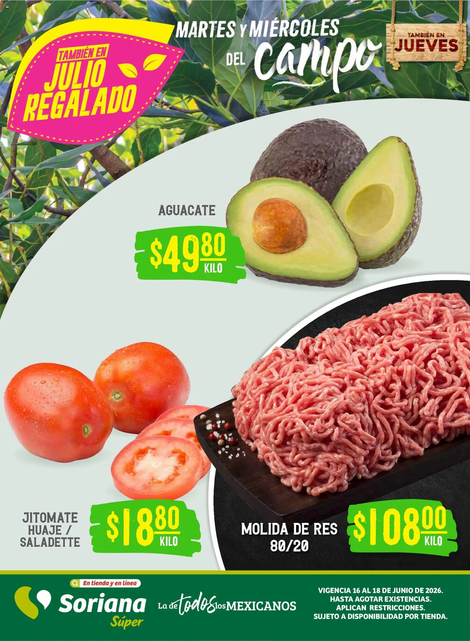 SORIANA ofertas hoy de 16/06/2026 — page 0