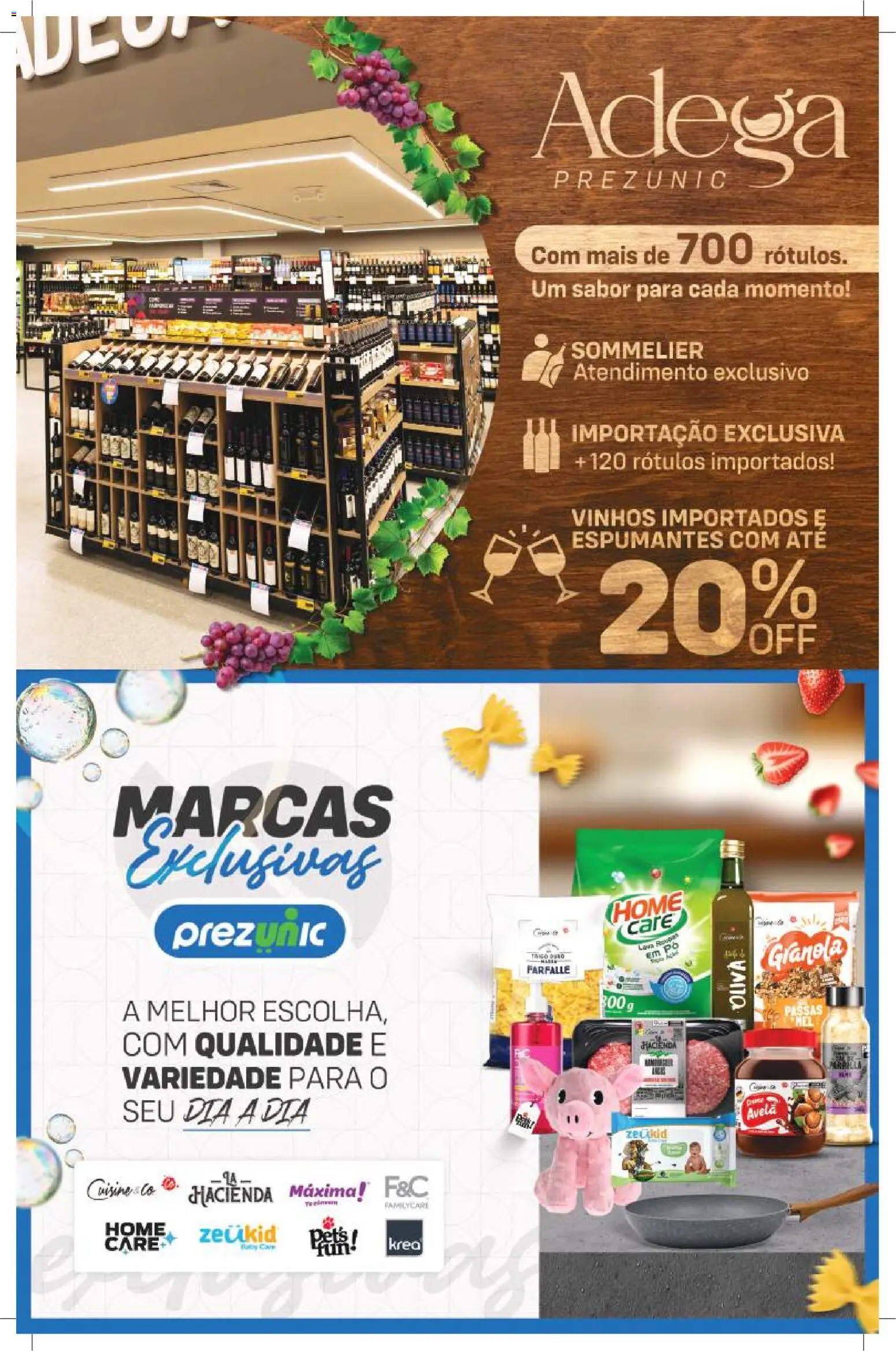 Prezunic Folheto - válido de 03/08/2026 | Página: 8 | Produtos: Pó, Roupas, Granola, Avelã