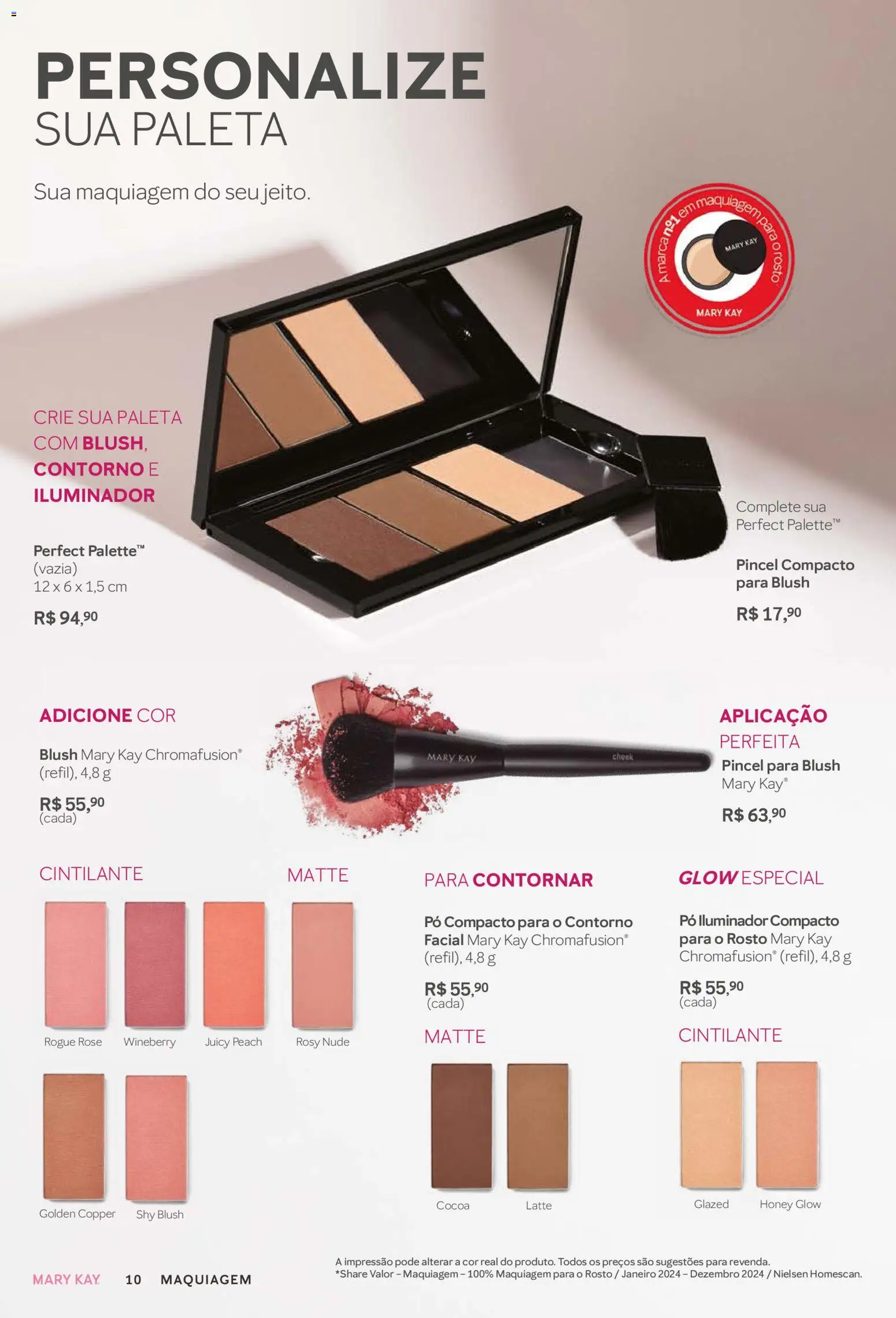 Mary Kay Folheto - válido de 01/03/2026 | Página: 10 | Produtos: Pó compacto, Maquiagem, Pó, Iluminador