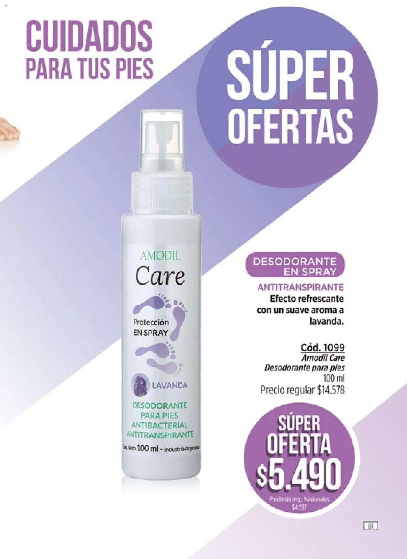 Amodil - Campaña 11 │ válido desde el 01.07.2026 | Página: 81 | Productos: Desodorante, Antitranspirante