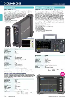 Preview of Jaycar Engineering & Scientific Catalogue 2025/2026  - valid from 09.07.2025 | Page: 110 | Products: Battery, Device, Scale, Screen