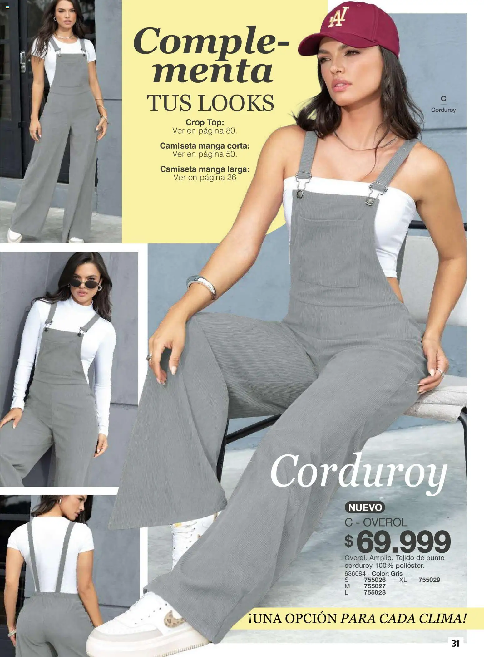Carmel revista - valida desde el 01/10/2026 | Página: 31 | Productos: Camiseta, Top, Overol