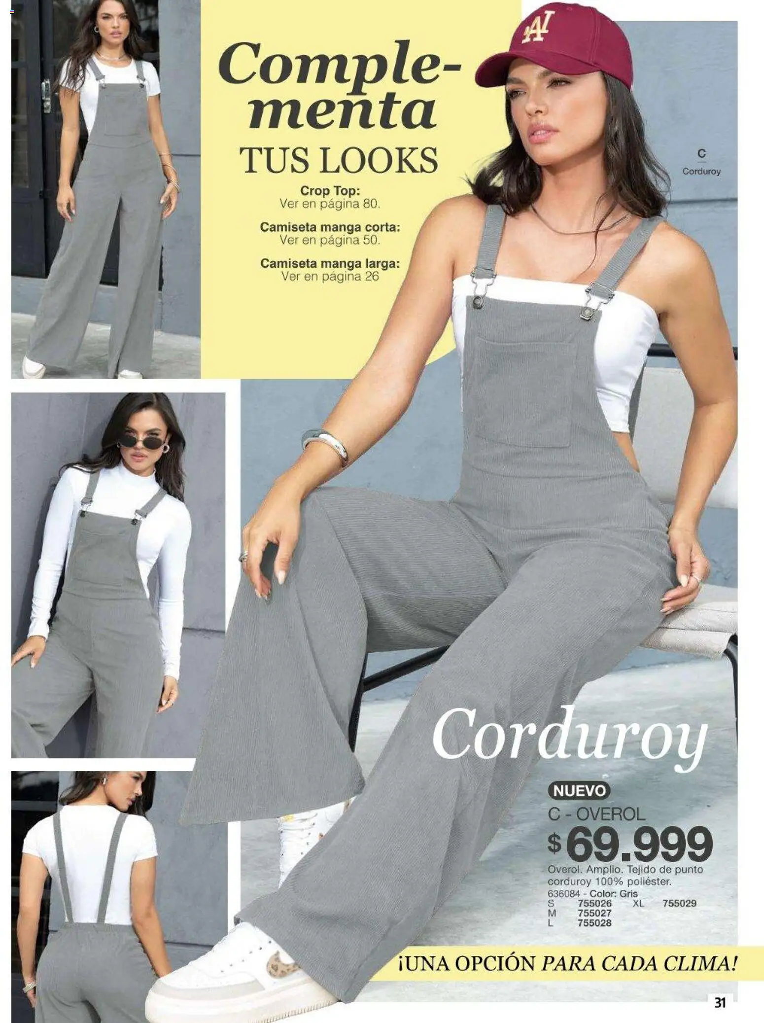 Carmel revista - valida desde el 01/10/2026 | Página: 31 | Productos: Camiseta, Top, Overol