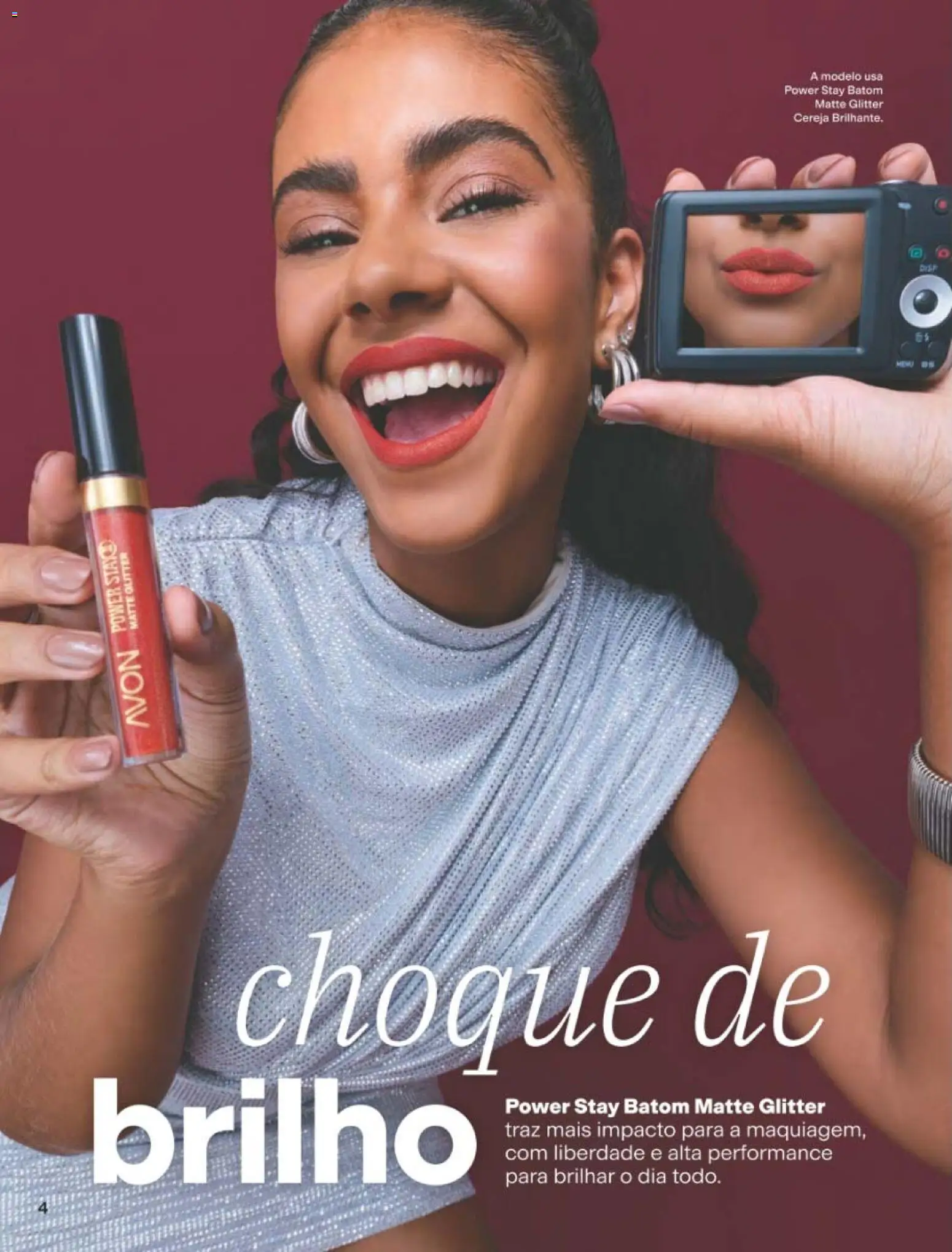 Avon Folheto - válido de 19/07/2026 | Página: 4 | Produtos: Cereja, Batom