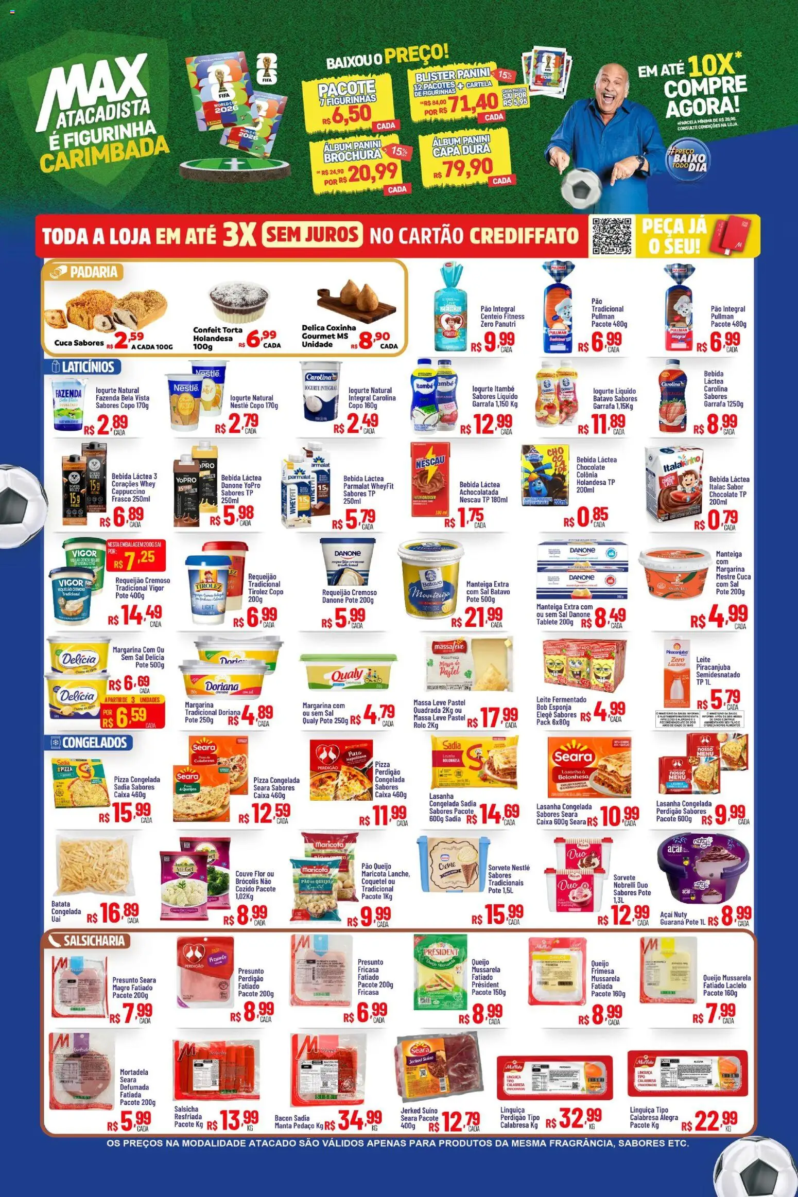 Max Atacadista Folheto - válido de 11.06.2026 | Página: 5 | Produtos: Queijo, Presunto, Brócolis, Açaí