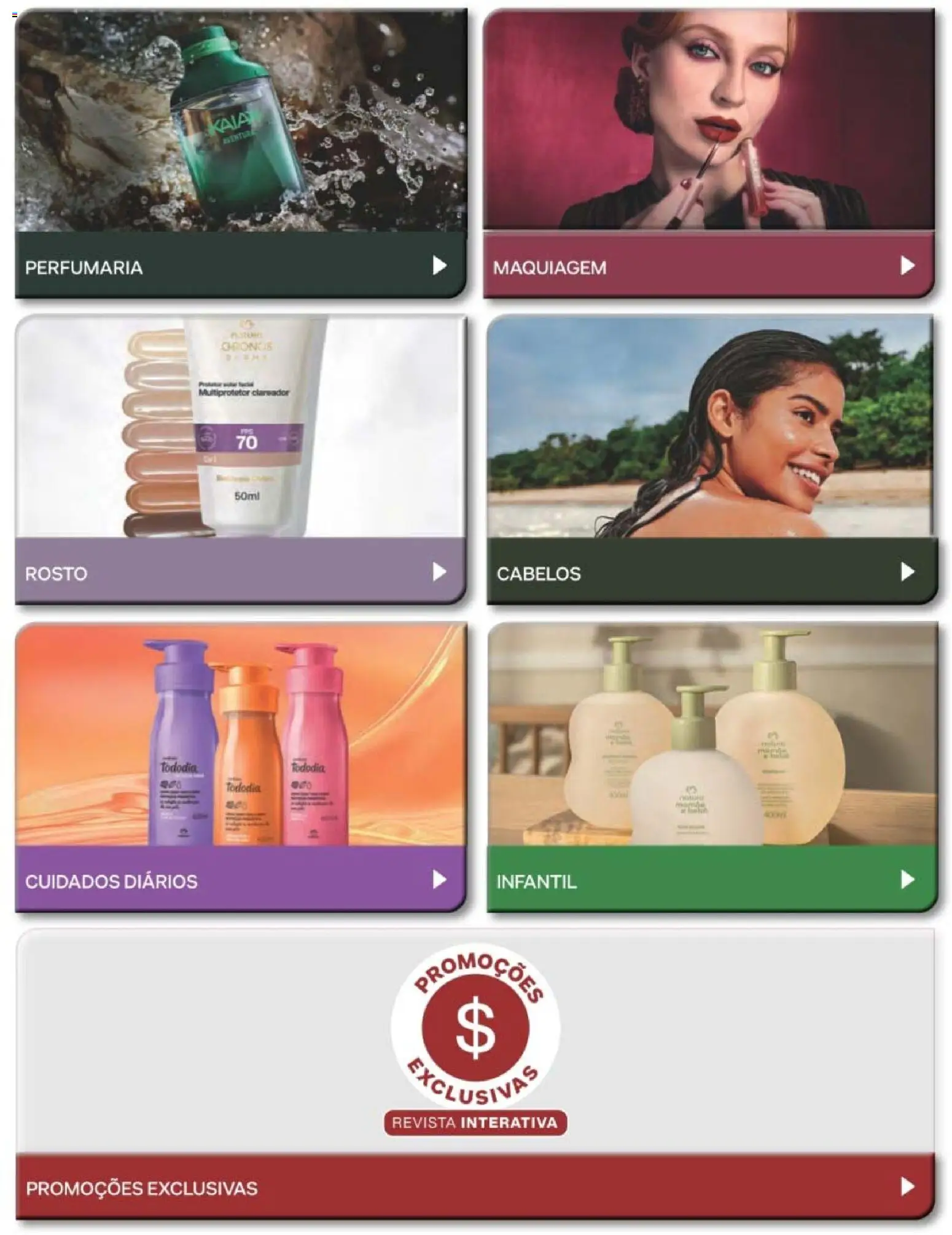 Natura Folheto - válido de 12/10/2026 | Página: 202 | Produtos: Maquiagem, Revista