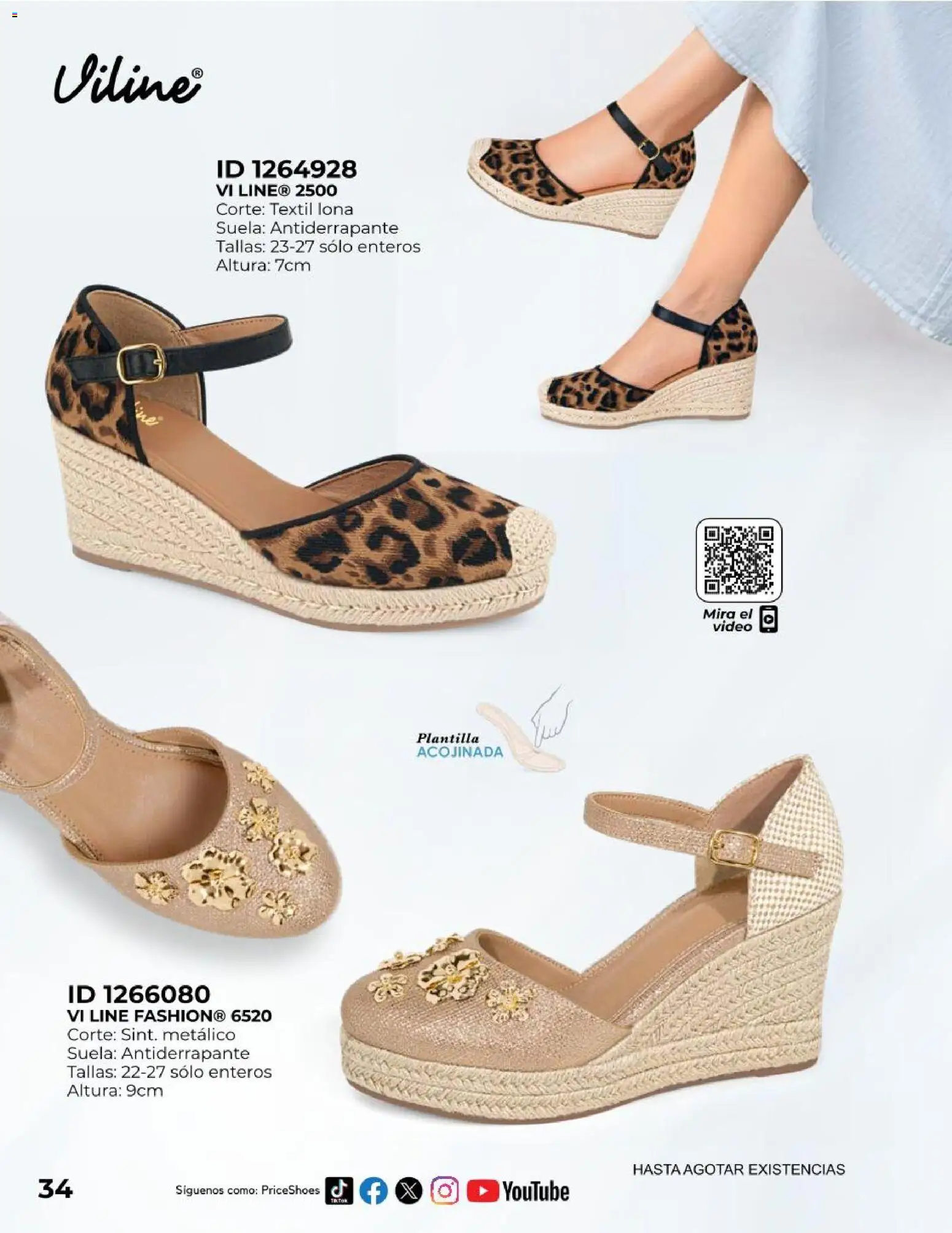 Nuevas ofertas de Price Shoes válidas en toda la República Mexicana desde el 09.05.2026. ¡Encuentra las mejores ofertas en Price Shoes catálogo Exclusivos! | Página: 34 | Productos: Lona, Video