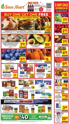 Preview of Save Mart weekly ads valid from 10/14/2026
