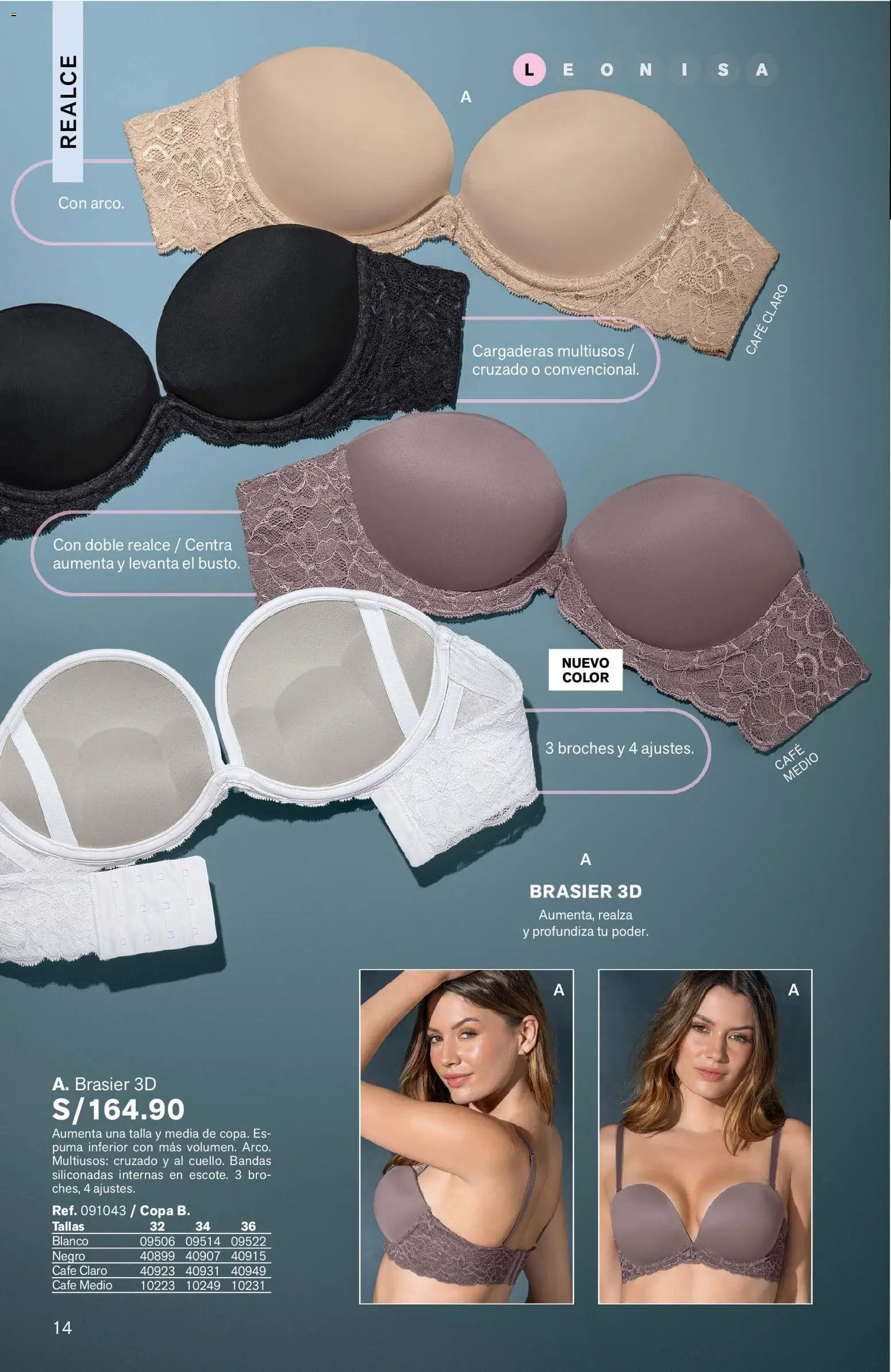 Catálogo Leonisa válido desde 04/08/2026 | Página: 14 | Productos: Café