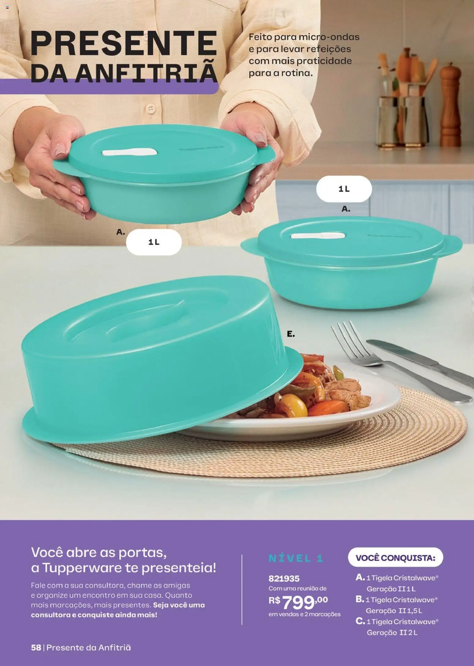 Tupperware Folheto - válido de 01/10/2026 | Página: 58 | Produtos: Microondas, Tigela