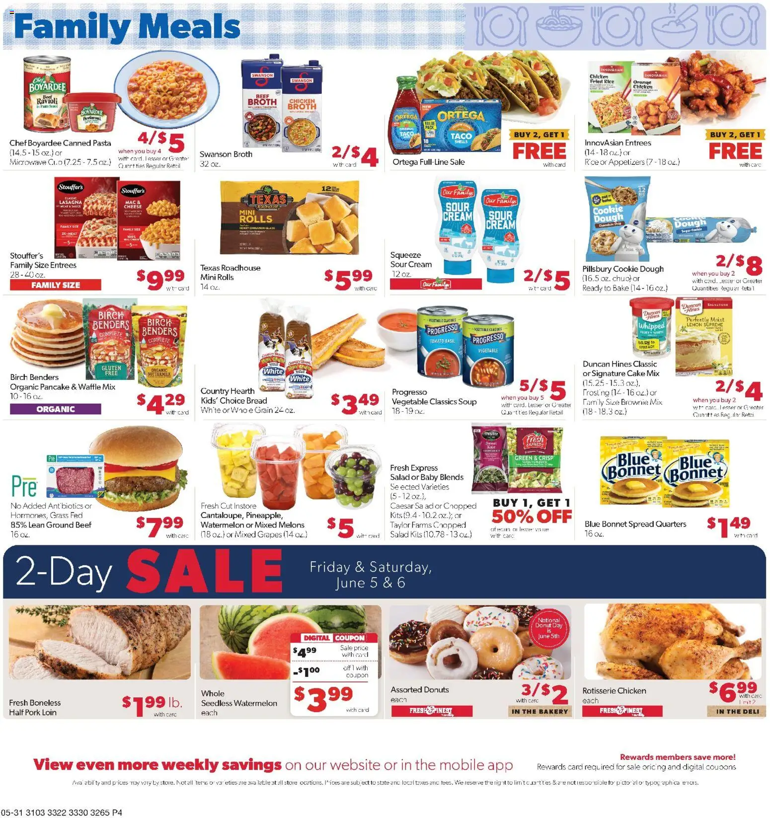 Family Fare Weekly Ad - MN - valid from 31.05.2026 | Page: 4 | Products: Bakery, Cheese, Bread, Sauce