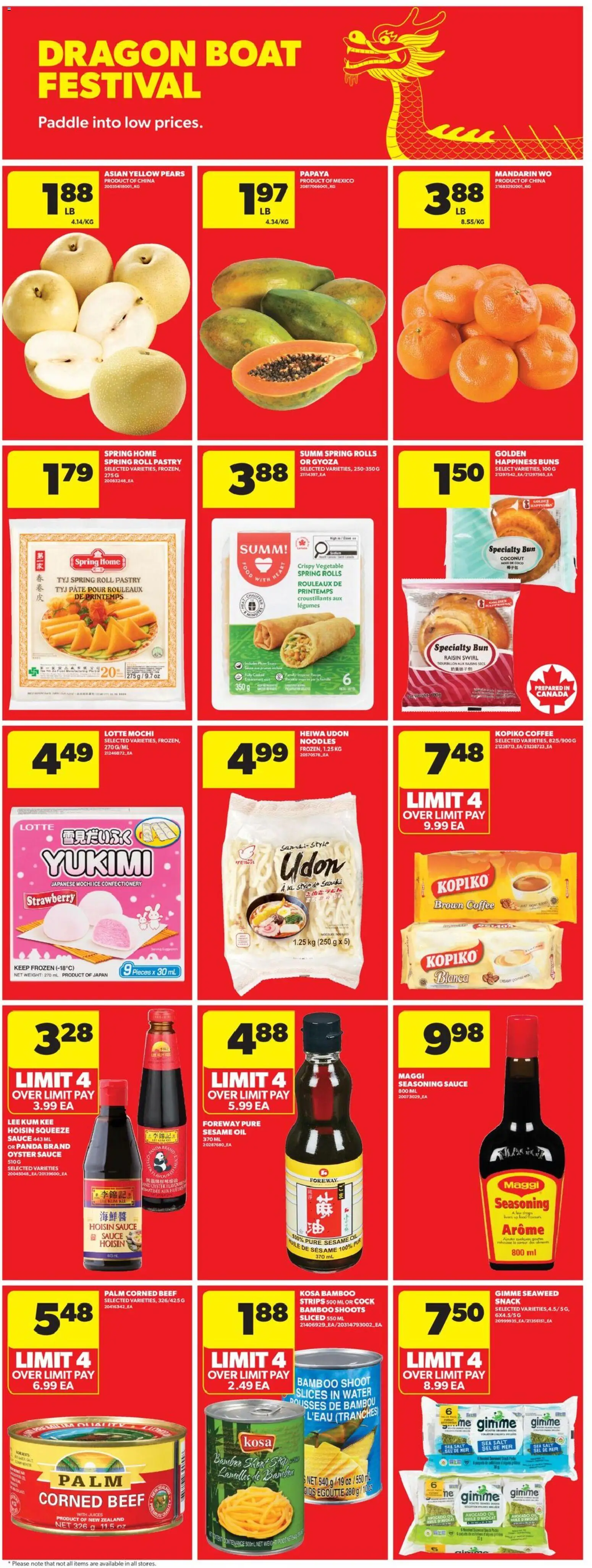 Real Canadian Superstore flyer valid from 28.05.2026 | Page: 27 | Products: Noodles, Beef, Oil, Coffee