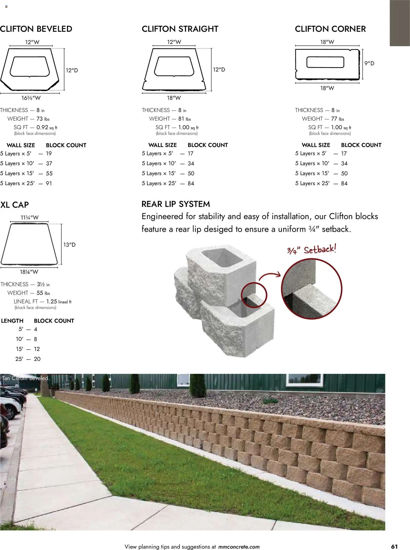 Menards Landscape Catalog - valid from 02.04.2026 | Page: 61 | Products: Cap, Weight