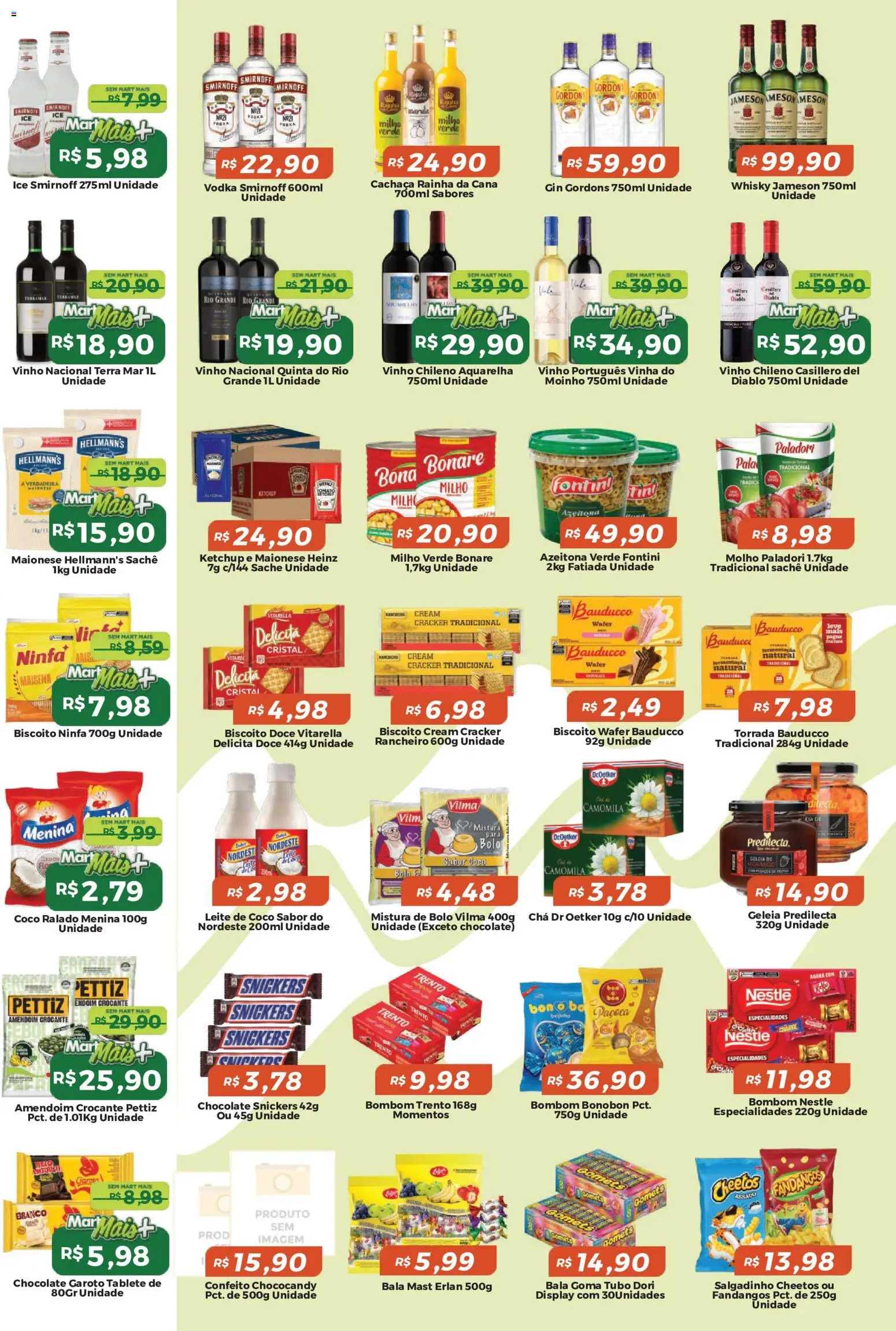 Mart Minas Folheto - válido de 13/08/2026 | Página: 3 | Produtos: Especialidades, Cachaça, Gin, Bombom