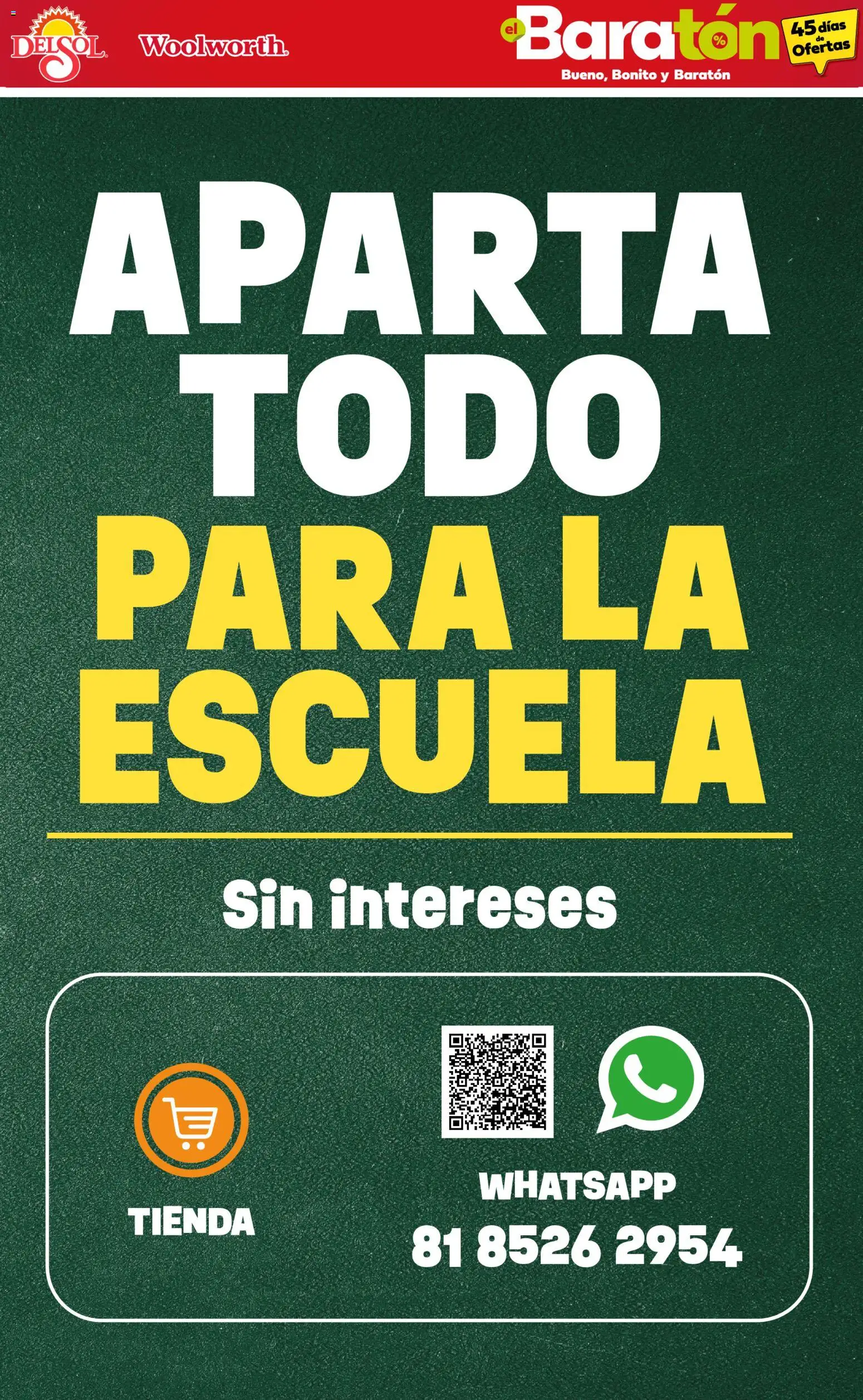 Nuevas ofertas de Del Sol y Woolworth válidas en toda la República Mexicana desde el 09/07/2026. ¡Encuentra las mejores ofertas en Del Sol y Woolworth catálogo Bueno, Bonito y Baratón! | Página: 4