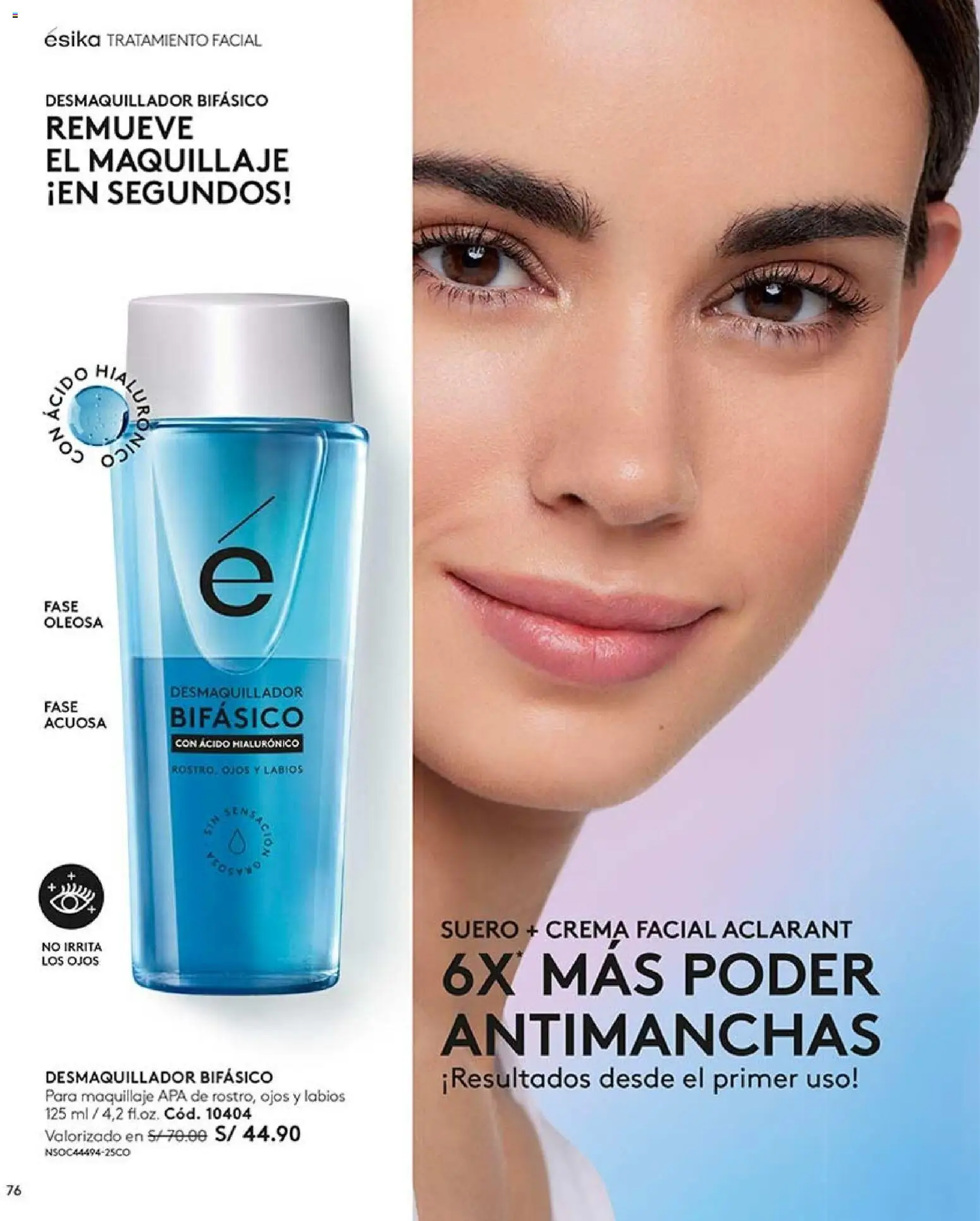 Catálogo Ésika válido desde 22/08/2026 | Página: 76 | Productos: Crema, Maquillaje