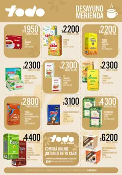 Vista previa Supermercados TODO Ofertas válido desde el 30/06/2026 | Página: 4 | Productos: Mate, Yerba, Mate cocido, Cacao