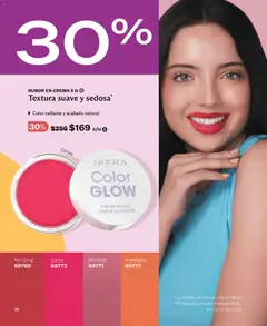 Vista previa de RUBOR EN CREMA 5 G, Textura suave y sedosa. Color radiante y acabado natural., nuevo folleto de la tienda, válido en México a partir del 01/07/2026 | Página: 90