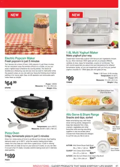 Preview of Innovations catalogue - valid from 23/09/2026 | Page: 41 | Products: Snacks, Measuring cup, Vegetables, Oven