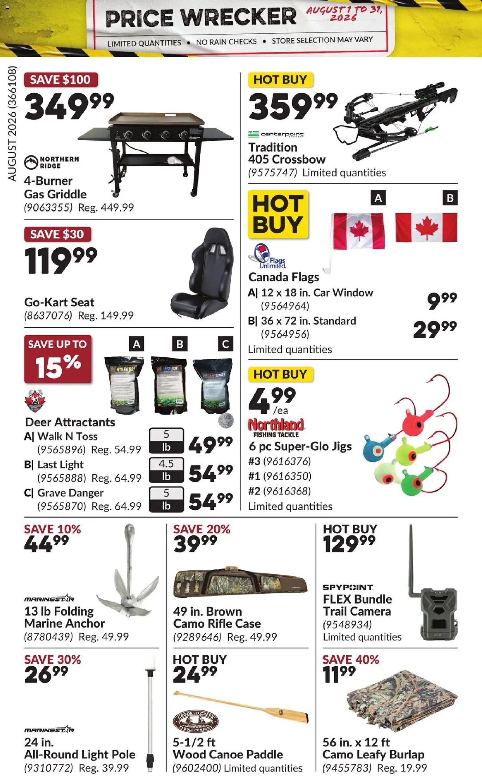 Princess Auto flyer valid from Aug 1, 2026 | Page: 6 | Products: PC, Camera, Case, Ridge