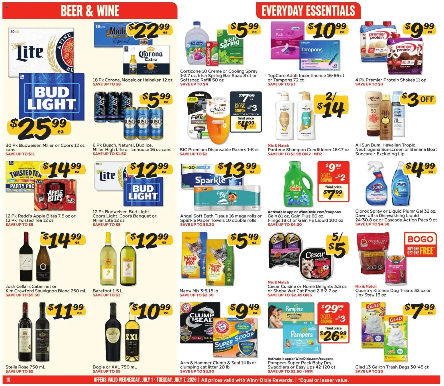 Winn Dixie Weekly Ad - valid from 07/01/2026 | Page: 10