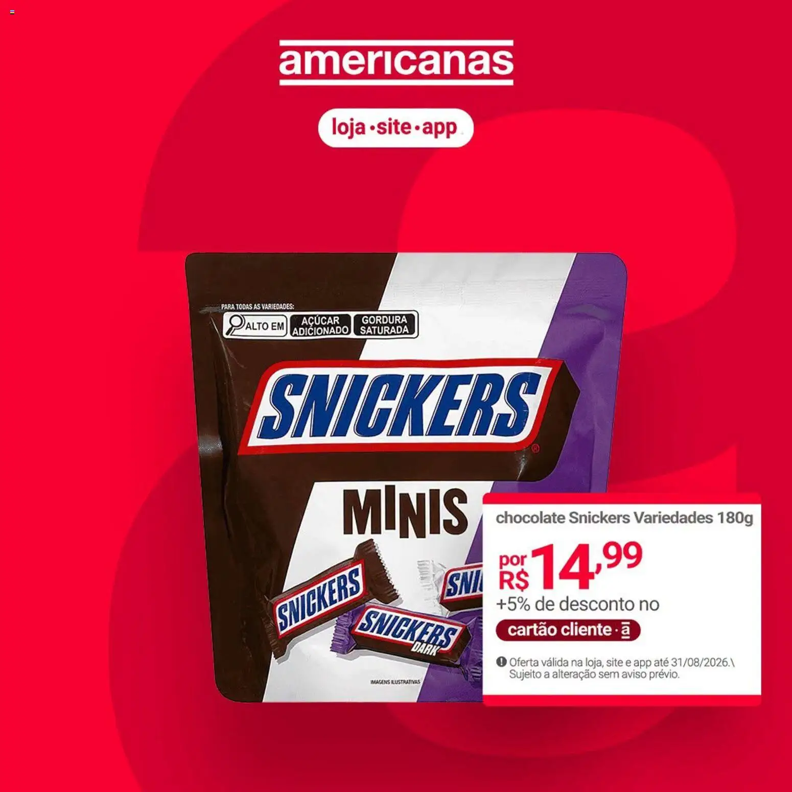 Lojas Americanas Folheto - válido de 04/08/2026 | Página: 6