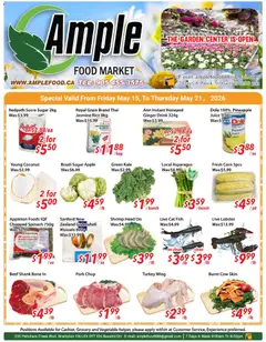 Preview of Ample Food Market  weekly flyer Brampton from shop Ample Food Market valid from 15.05.2026