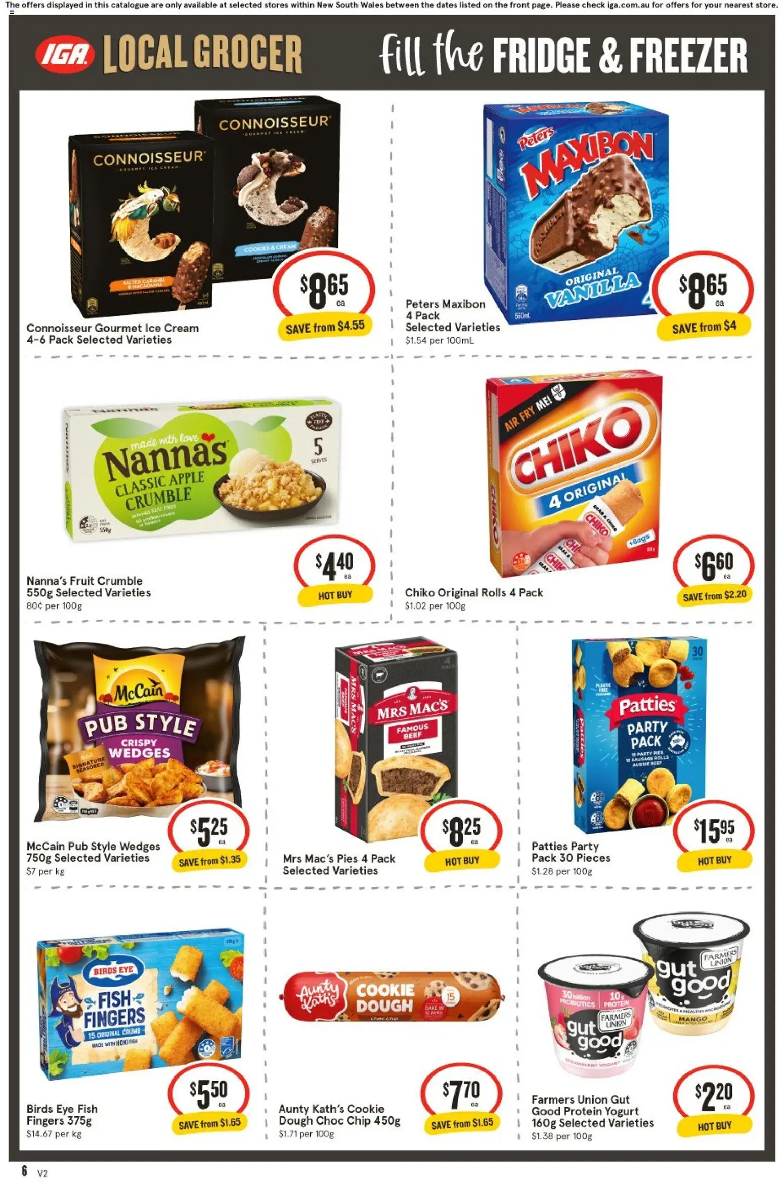 IGA catalogue - valid from 15/07/2026 | Page: 6 | Products: Box, Milk, Chocolate, Sour cream