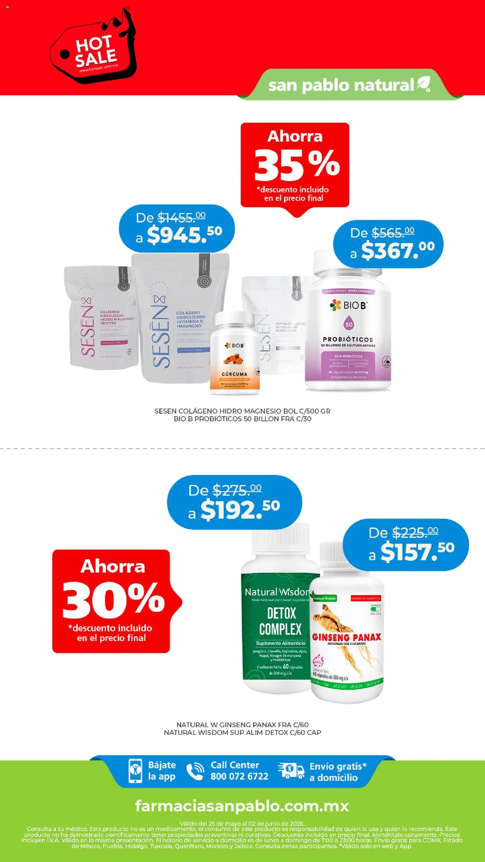 ¡El último » catálogo de Farmacia San Pablo para Junio « está aquí! Descubre las SUPER OFERTAS. | México