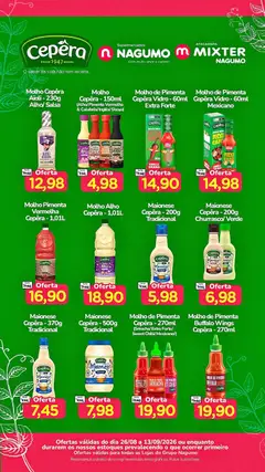 Nagumo ofertas Cepera - Pré-Visualização do folheto da loja Nagumo, válido de 26/08/2026