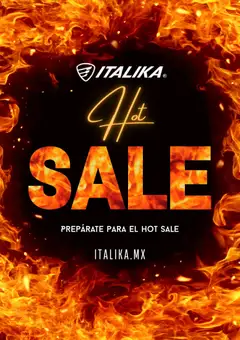 Vista previa de Italika Hot Sale aviso, nuevo folleto de la tienda, válido en México a partir del 07.05.2026