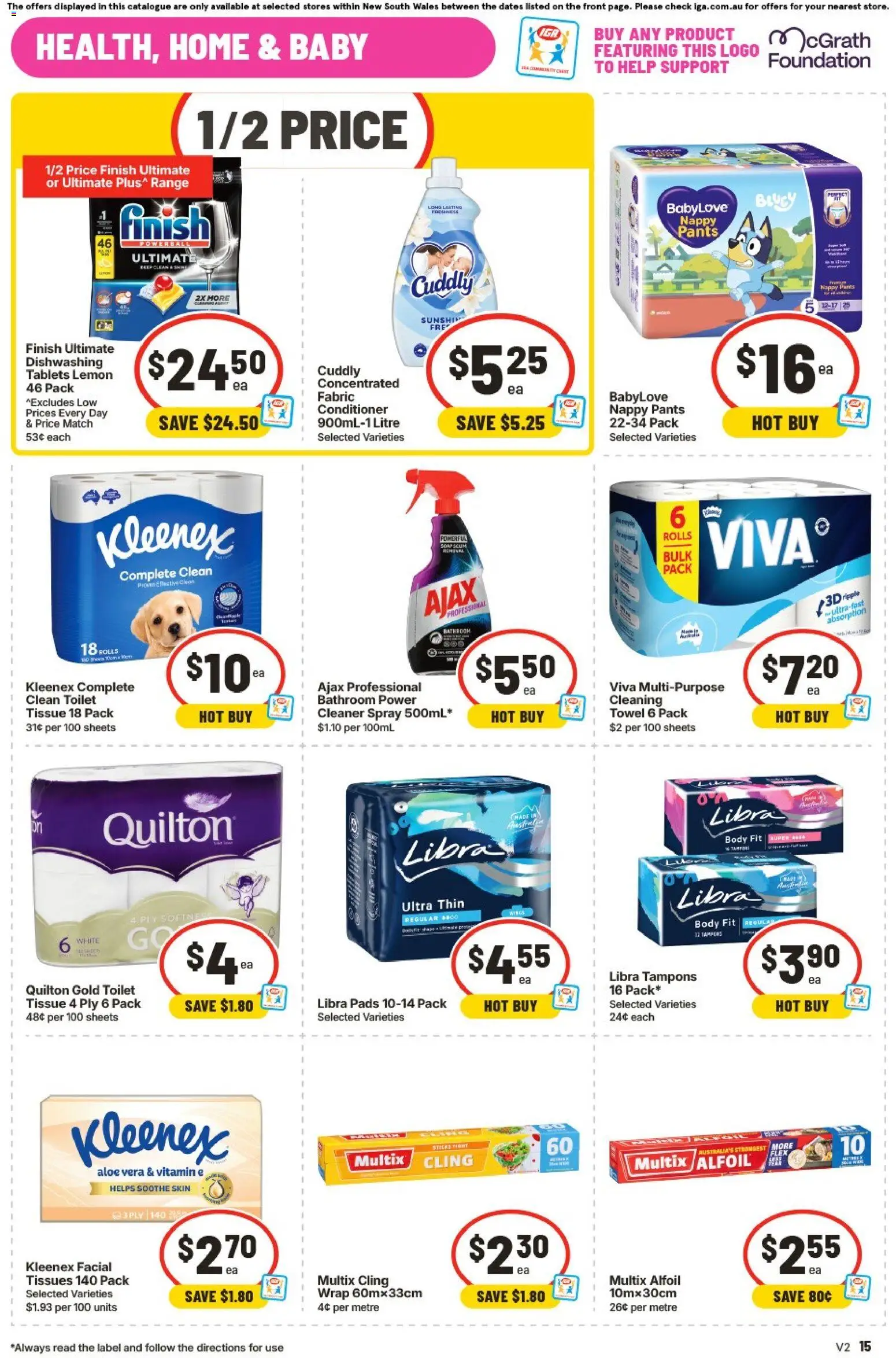 IGA catalogue - valid from 23/09/2026 | Page: 23 | Products: Toilet, Aloe vera, Tissues, Vitamin