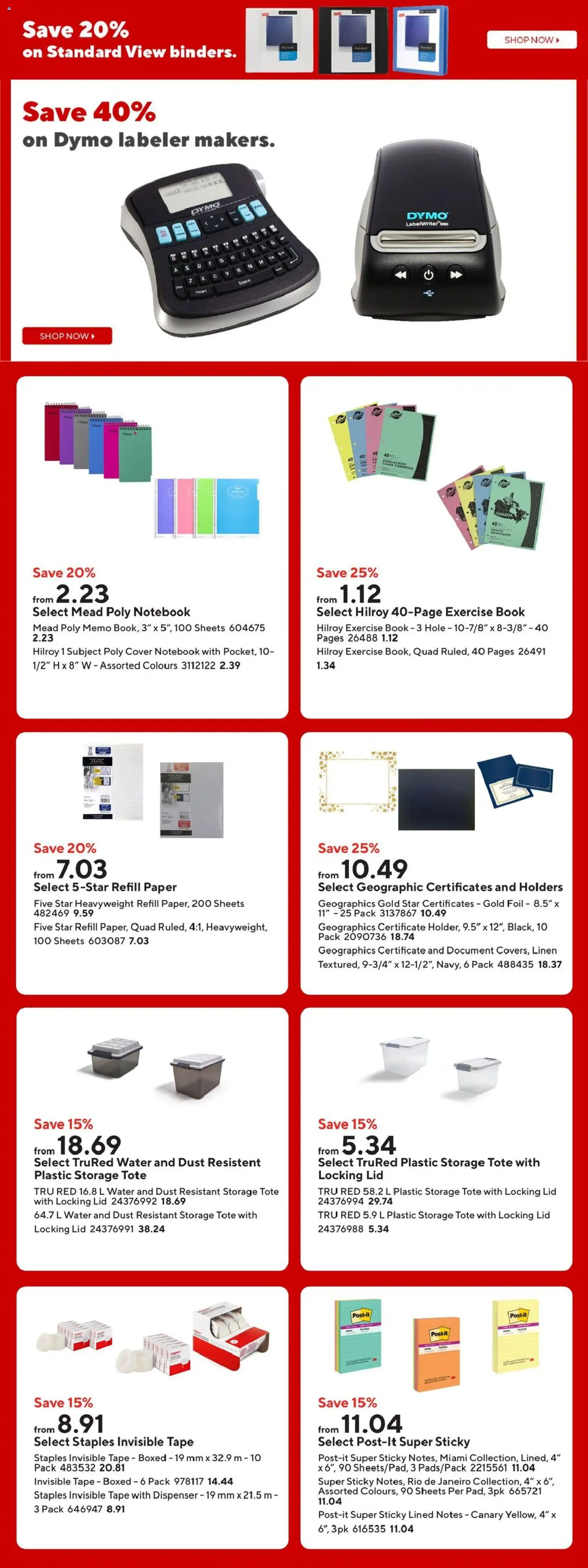 Staples flyer valid from 29.05.2026 | Page: 12 | Products: Notebook