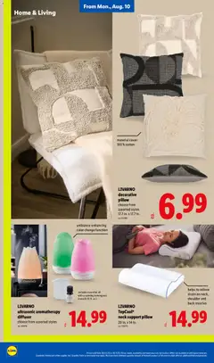 Preview of Lidl weekly ads valid from 08/05/2026 | Page: 38 | Products: Pillow, Oil