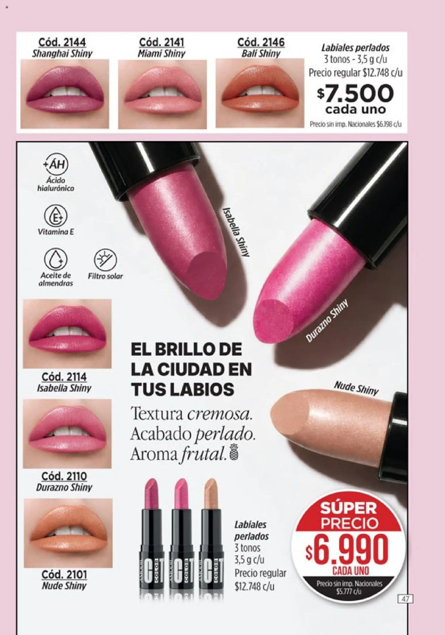 Catálogo Amodil Campaña 15 │ válido desde el 26/08/2026 | Página: 47 | Productos: Almendras, Durazno, Aceite, Brillo