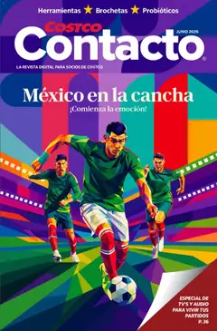 Vista previa de Costco Revista Junio 2026, nuevo folleto de la tienda, válido en México a partir del 01.06.2026