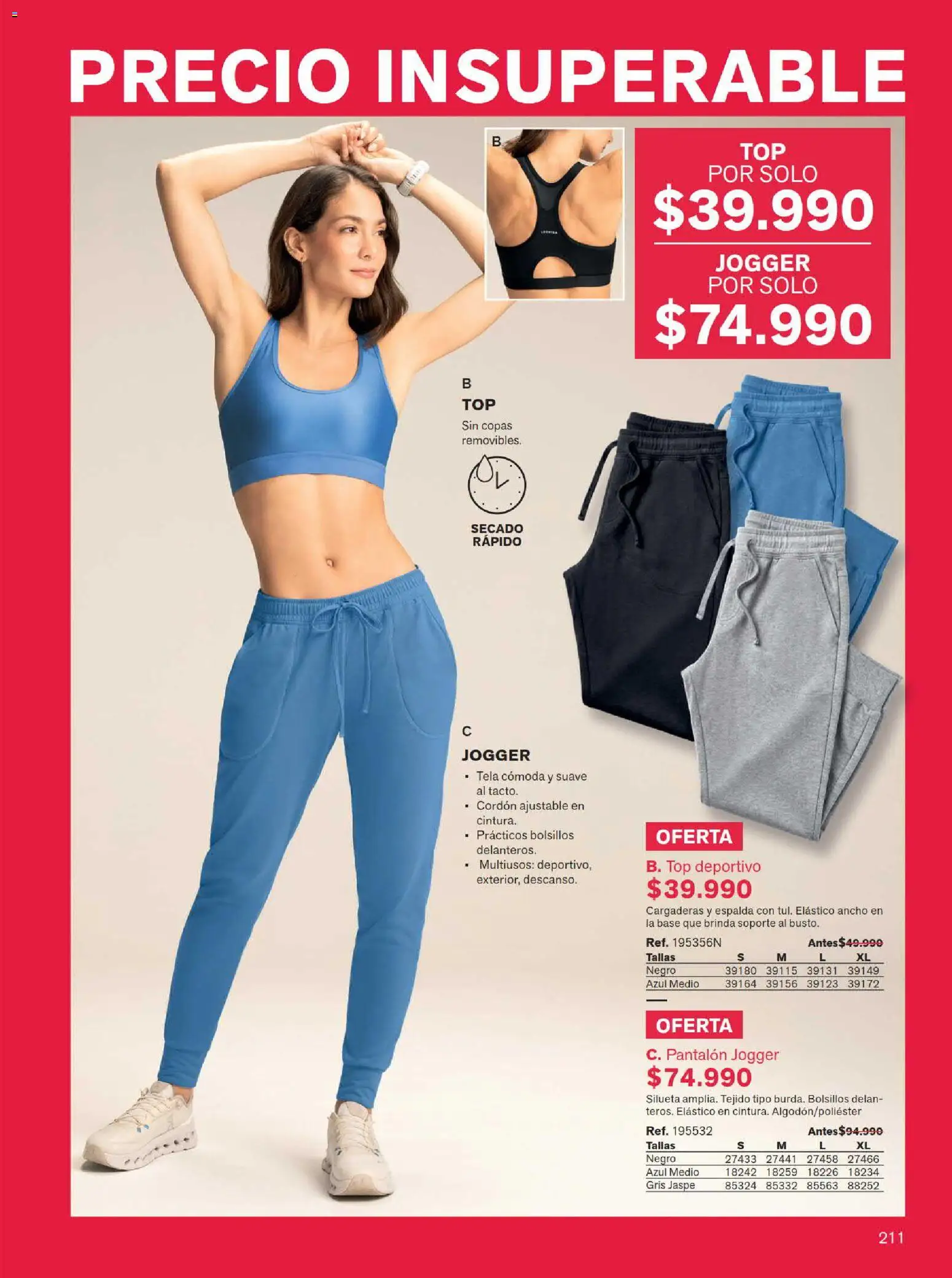 Leonisa revista - valida desde el 15/07/2026 | Página: 211 | Productos: Top, Cómoda