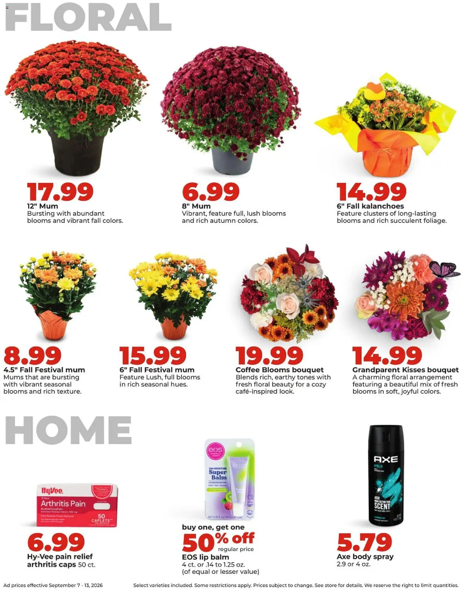 HyVee Weekly Ad - valid from 09/07/2026 | Page: 40 | Products: Axe, Lip balm, Coffee