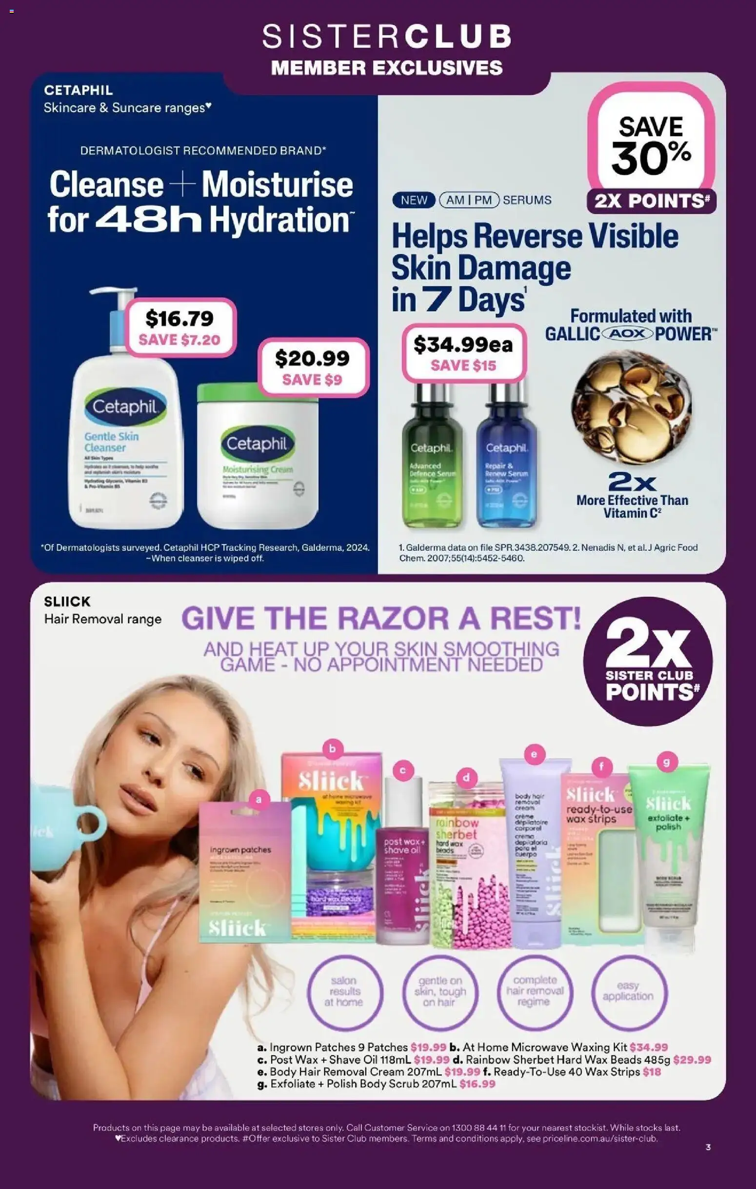 Priceline Pharmacy catalogue - valid from 01/07/2026 | Page: 3 | Products: Oil, Razor, Hair removal, Microwave
