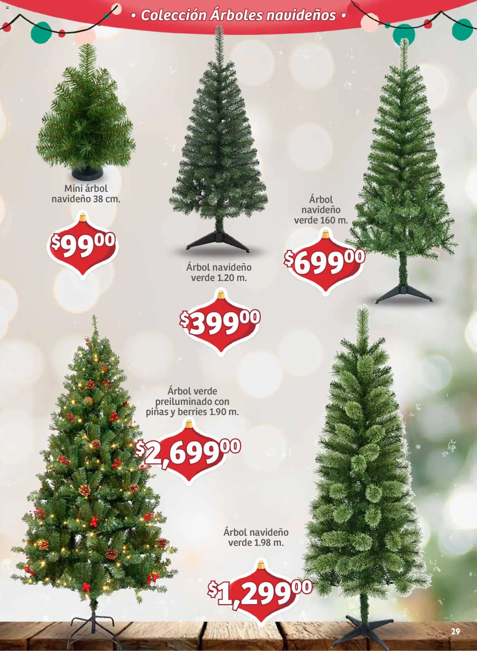 Nuevas ofertas de Soriana válidas en toda la República Mexicana desde el 30/09/2026. ¡Encuentra las mejores ofertas en Soriana folleto Decoración de Navidad Mercado! | Página: 29
