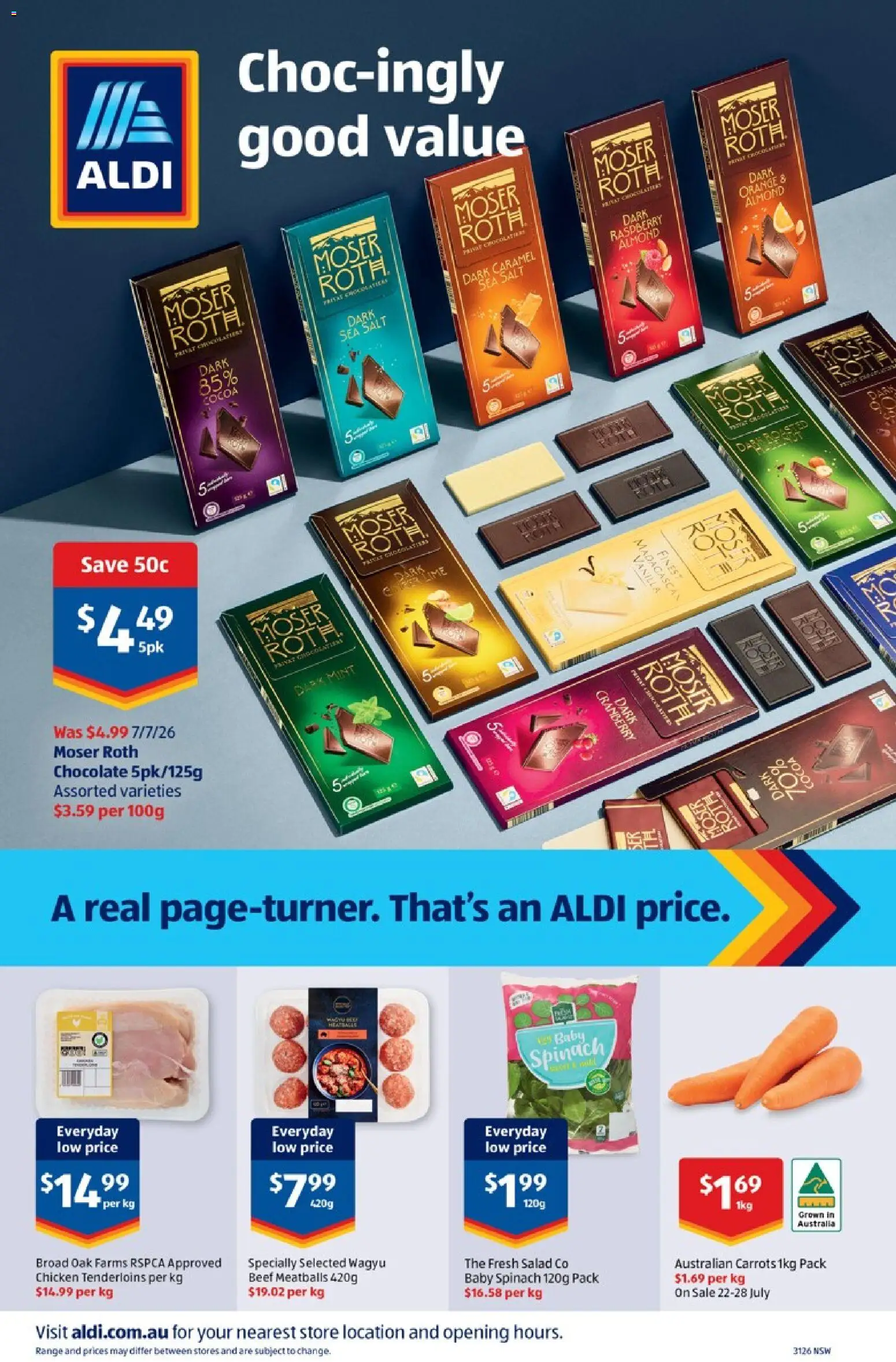 Aldi catalogue - valid from 29/07/2026 | Page: 20 | Products: Carrots, Spinach, Baby spinach, Raspberry