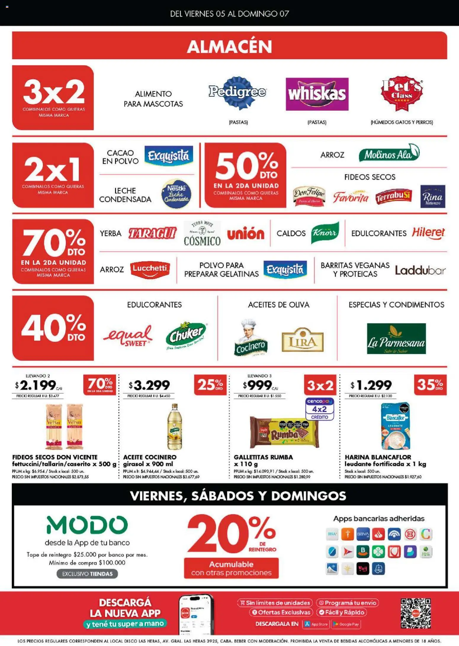 Disco - Ofertas | Córdoba │ válido desde el 04.06.2026 | Página: 2 | Productos: Galletitas, Leche, Arroz, Fideos